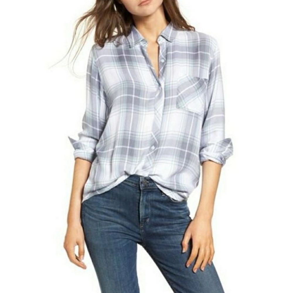 Columbia Sportswear Silver Ridge Lite Plaid Rolled Tab & Long Sleeve Shirt XS